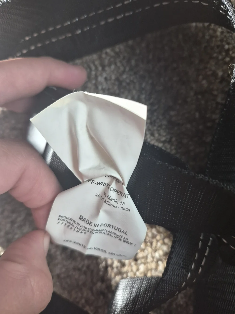 Off-White Black Belt